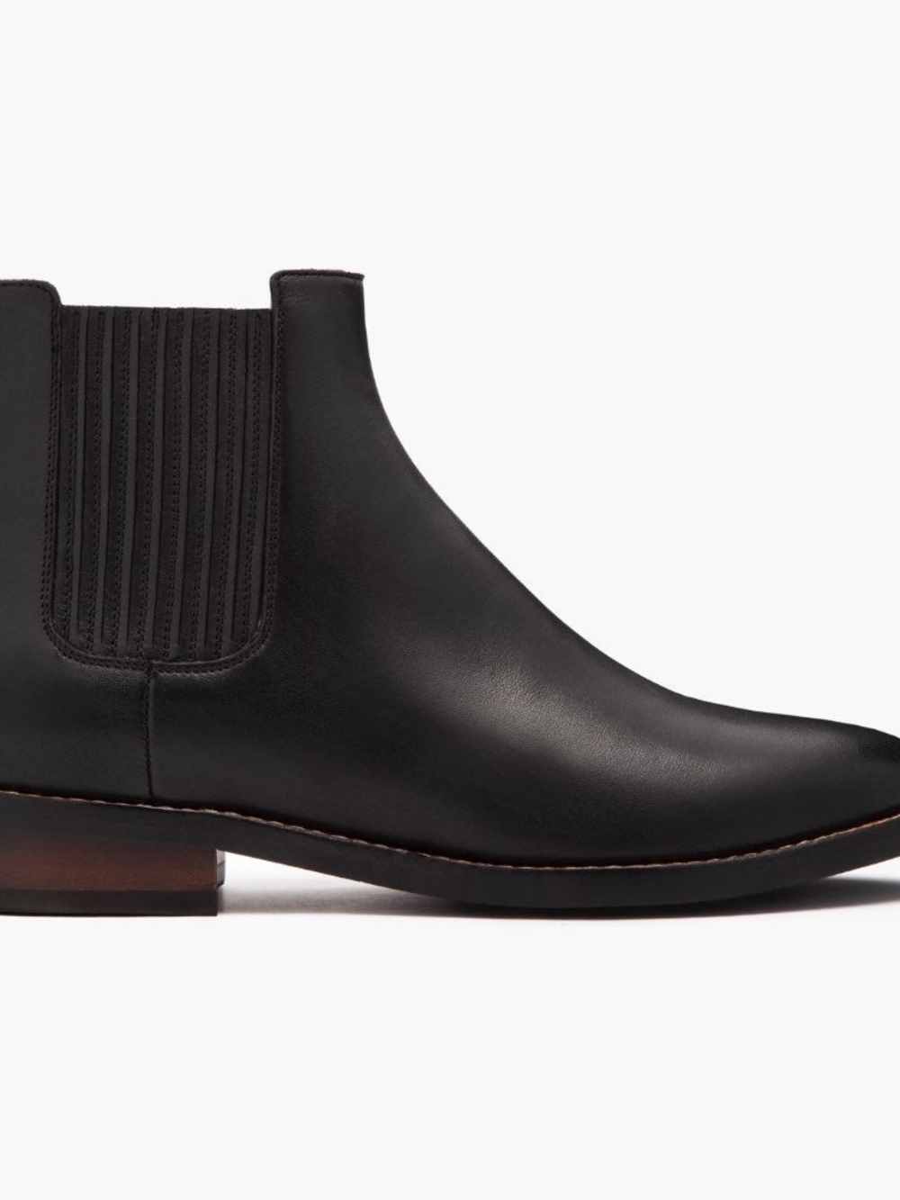Thursday Boot Company Black Leather Chelsea Ankle Boots - Picture 3 of 8